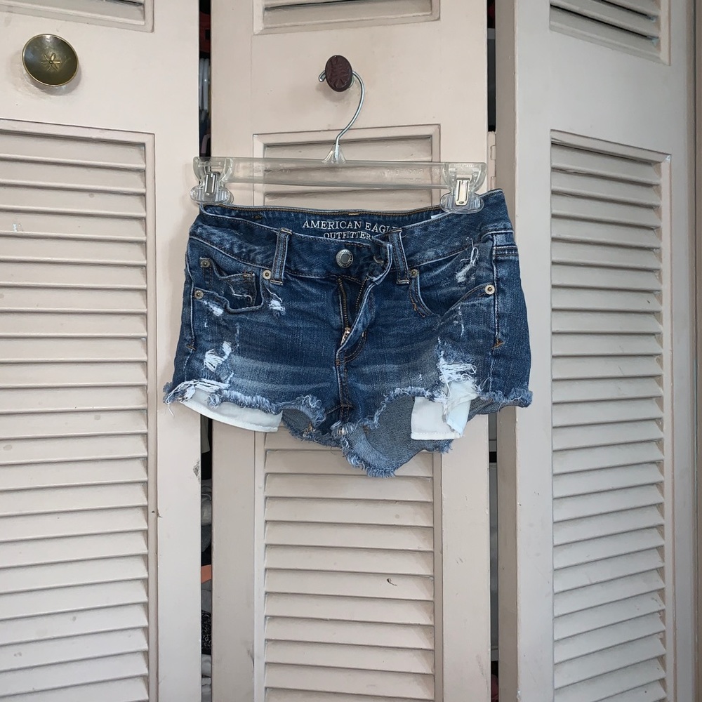 american eagle outfitter cutoff jean shorts